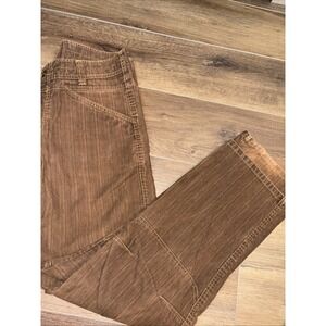 Kuhl Crag Series Gunslinger Vintage Patina Dye Canvas Pants Men 34x32 Brown
